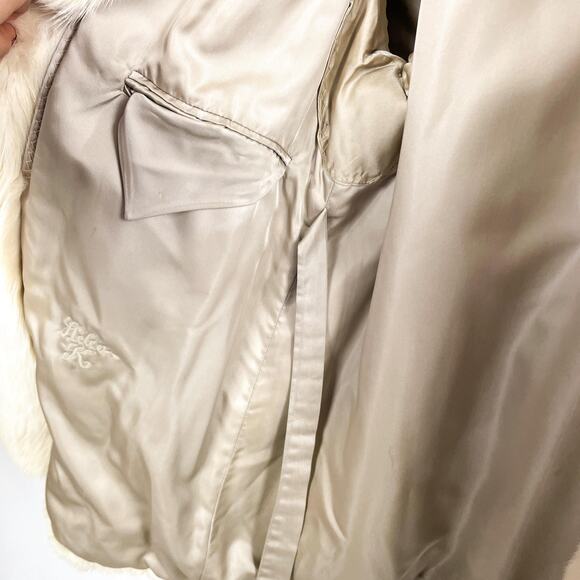 Christian Dior Fourrure Vintage Genuine Fur Coat Luxury Designer Coat Winter - Picture 12 of 15